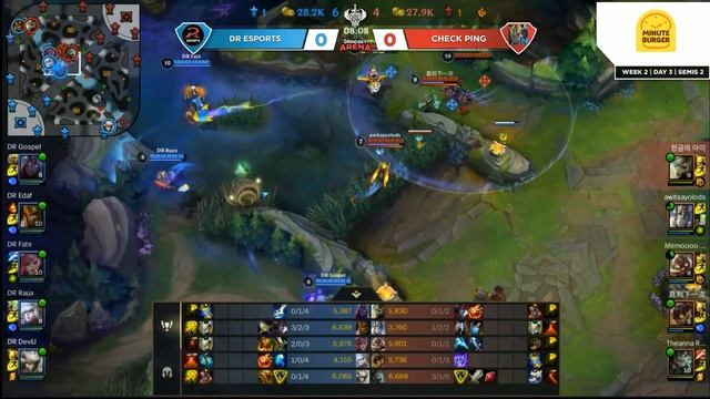 GrindSky Arena: Wild Rift Season 1 - Check Ping Age Mo vs DR Esports (Game 1) смотреть онлайн