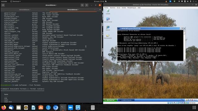 LAB 1 : Piratage de windows XP par la méthode de création d'un shell inverse смотреть онлайн