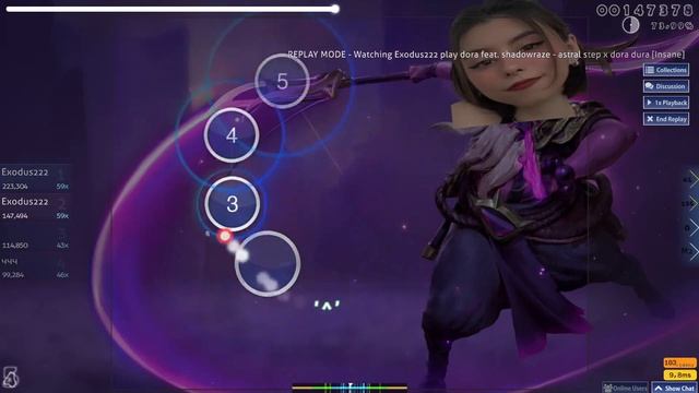 Дора Дура X Shadowraze - astral step | osu! | 4.67 Star смотреть онлайн