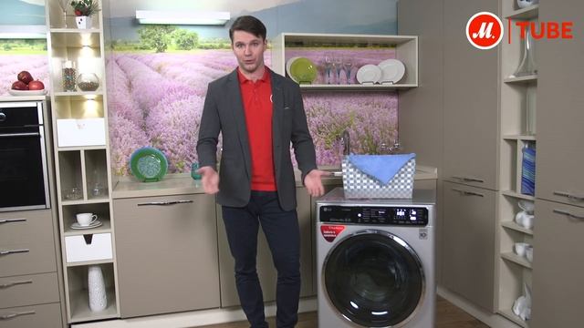 Видеообзор стиральной машины LG F14U1TBS4 с экспертом «М.Видео» смотреть онлайн