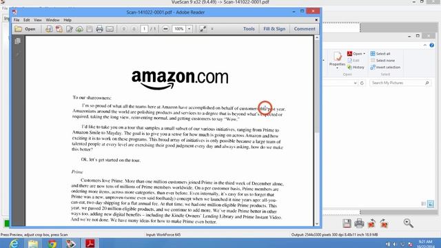 How to deskew a document with VueScan смотреть онлайн