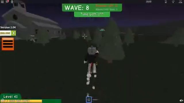The Power Of The Golden Pistol - Roblox Zombie Attack смотреть онлайн