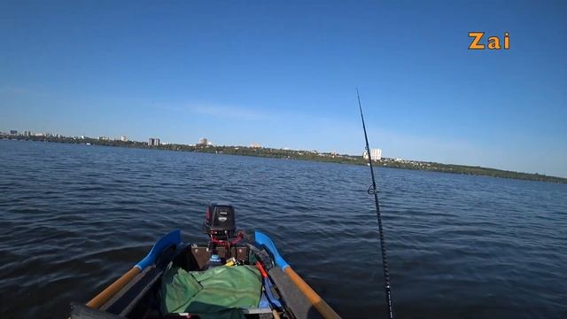 Ловля котлового ОКУНЯ из под стаи чаек. смотреть онлайн