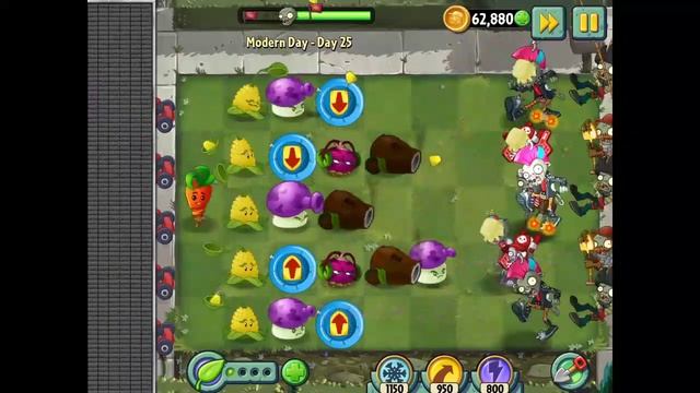 Plant Vs Zombies | PvZ2 : Modern Day 25 Walkthrough Intensive Carrots Bring Eaten Plants to Life смотреть онлайн