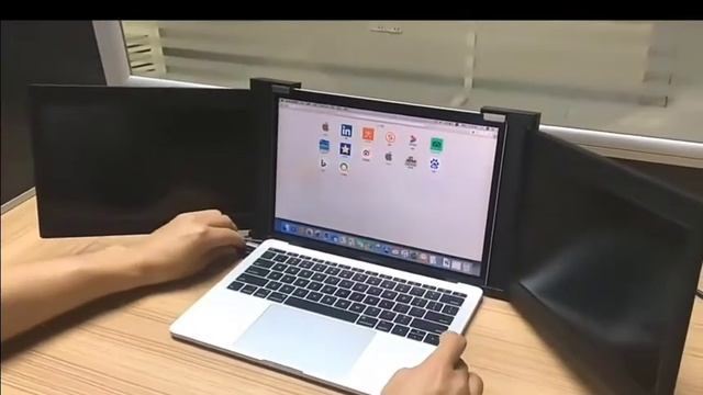 pantalla doble a triple portátil notebook IPS TECHNO SPACE 044 смотреть онлайн