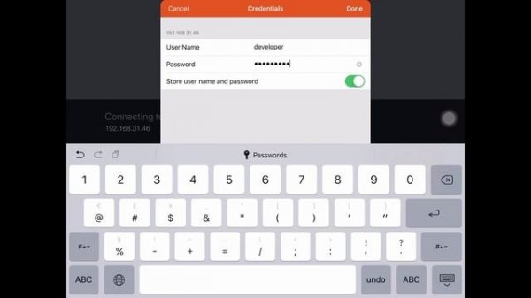 Microsoft Remote Desktop for Apple iPad
