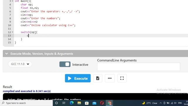 SIMPLE CALCULATOR PROGRAM USING C++ | C++ CALCULATOR PROGRAM IN TAMIL смотреть онлайн