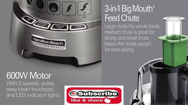 BEST Hamilton Beach Professional 14-Cup Dicing Food Processor смотреть онлайн