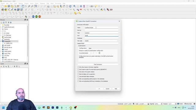 HOW TO configure and connect to PostGIS in QGIS 3 & load your spatial data смотреть онлайн