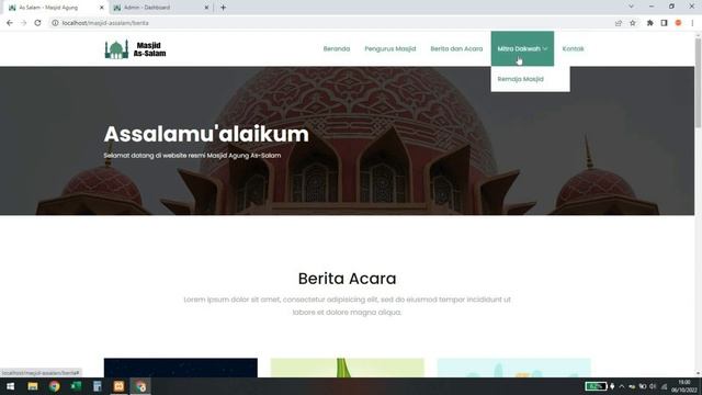0 Membuat Website Masjid As-Salam - Demo смотреть онлайн