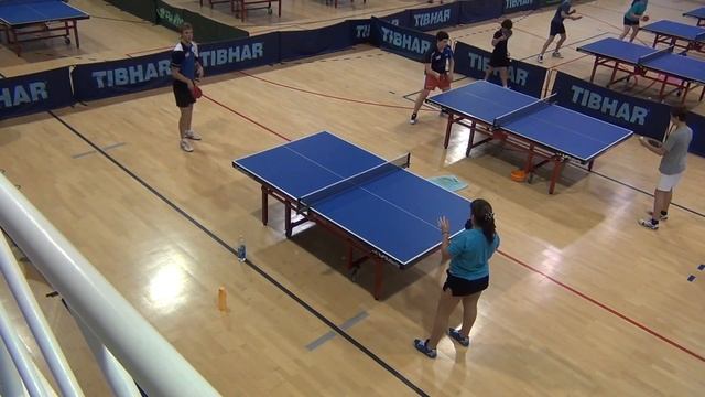 Тренировка по настольному теннису с Португальскими детьми смотреть онлайн