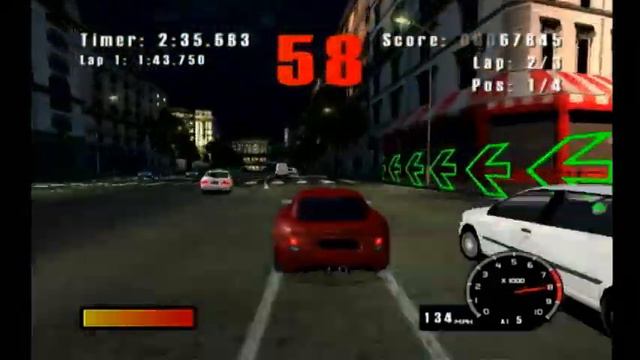 Burnout (GameCube) - Race No. 11: Midnight Run смотреть онлайн