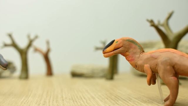 600 subscriber special (Tyrannosaurus rex vs Giganotosaurus) | clay dinosaur fight