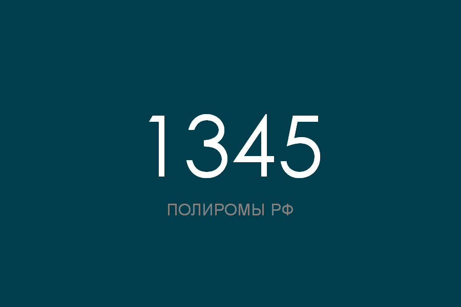 ПОЛИРОМ номер 1345 смотреть онлайн