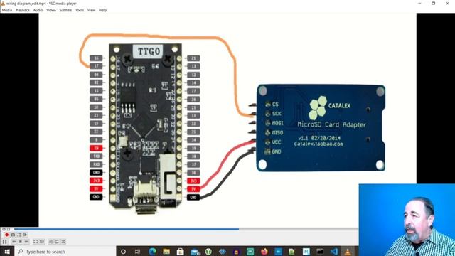 TTGO LORA32 V1 With SD Card Data Logger смотреть онлайн
