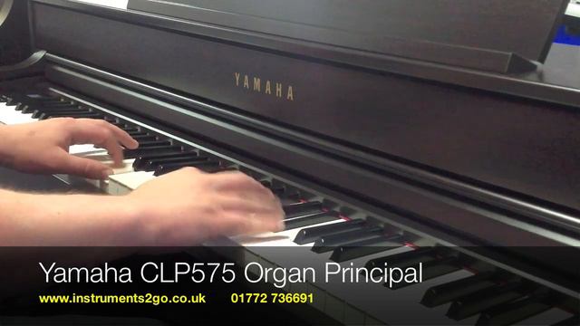 Yamaha Clavinova CLP575 Digital Piano Demonstration No Talking Just Playing смотреть онлайн