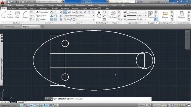 AutoCAD LT2014 - Regionen смотреть онлайн