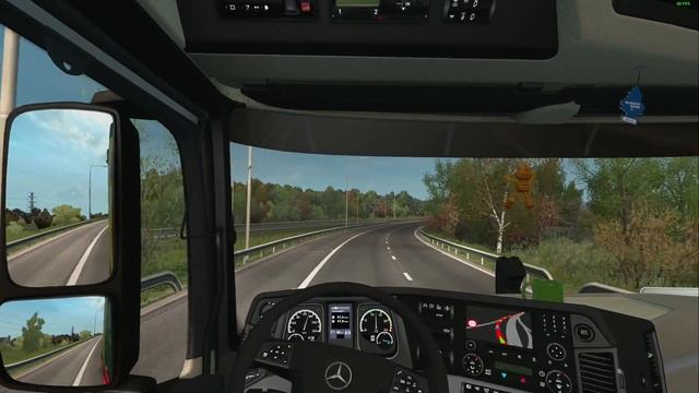 ETS2 1.32 ProMods 2.31 Mercedes Benz Actros Dover - Birmingham смотреть онлайн