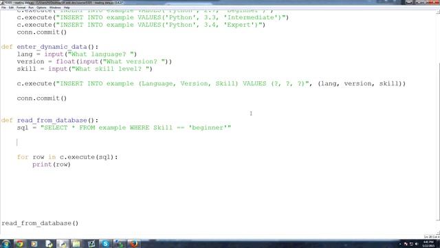 Python Web Programming - Reading Data смотреть онлайн