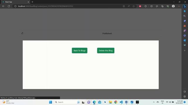 Grafbase Backend Graphql React blog app смотреть онлайн