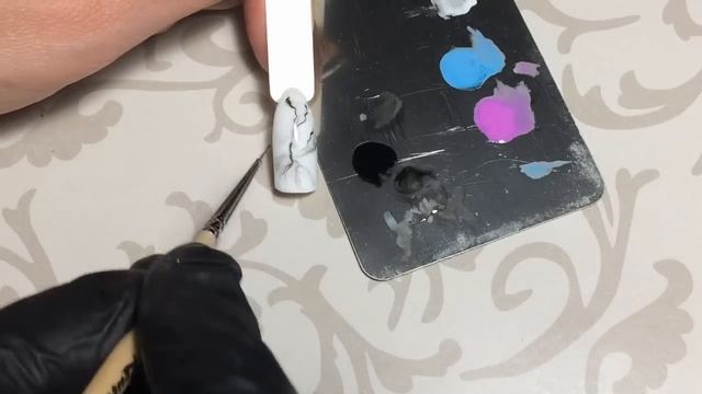 Мраморные ногти. Белый мрамор смотреть онлайн