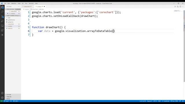 How to make google chart? - Javascript смотреть онлайн