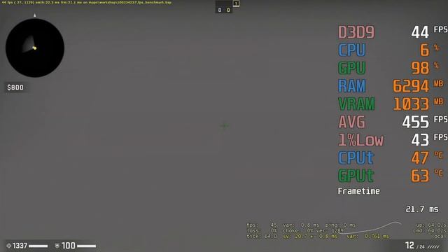 AMD Radeon RX 570 -- Intel Core i5-11600K -- CSGO uLLeticaL FPS Test i5-11600KF 1080p смотреть онлайн