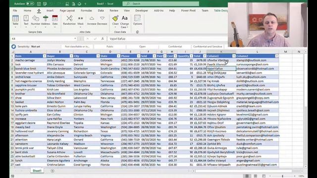 Create random lists in Excel (fake data generator) смотреть онлайн