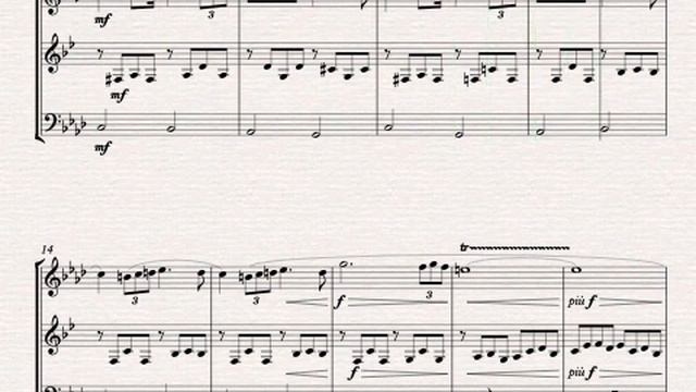 Pavane Op. 50 for Flute/Oboe, Clarinet & Bassoon смотреть онлайн
