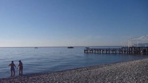 Утро-пляж. Onkel Hotels Beldibi Resort5*  Кемер. Турция