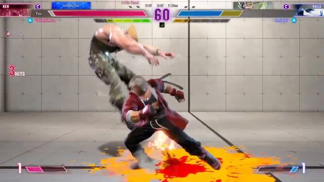 STREET FIGHTER 6 Red's Platinum Rank Ken fights a Platinum Rank Guile (FIRST TO 5) смотреть онлайн