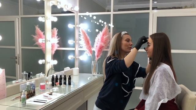 как покрасить брови хной (биотатуаж) смотреть онлайн