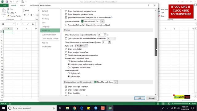 How to Show Missing Worksheet Tabs in Excel 2013 | BlueLightTECH смотреть онлайн
