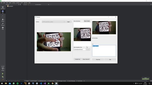 WEBCAM USAGE AND QR DECODING IN QT C++ || QT C++ DA WEB KAMERASI KULLANIMI VE QR KOD ÇÖZME смотреть онлайн