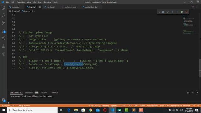 89# Upload Image To Database With Api Part 3 [Mastering Flutter In Arabic] смотреть онлайн
