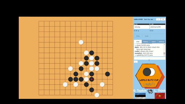 Gomoku WBC 2023 - Georg-Romet Topkin (EST) vs Lê Chí Thịnh (VNM) смотреть онлайн