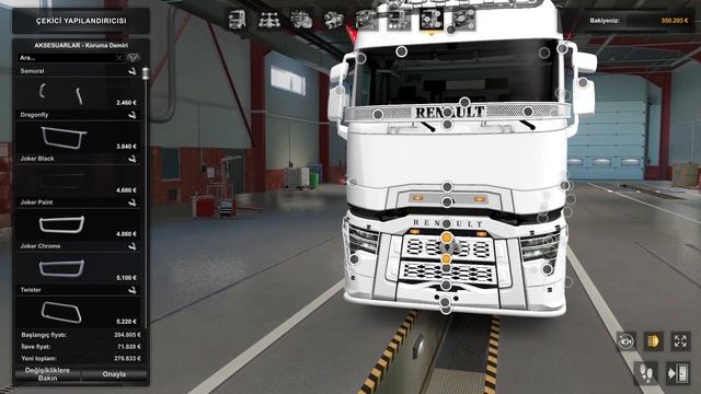 Euro Truck Simulator 2 Renault Trucks T Tuning Pack İnceleme смотреть онлайн