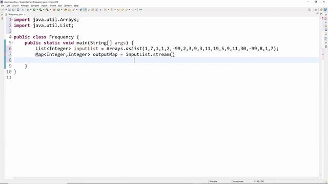 Frequency of Each Element in a List using Java 8 #JavaStreamAPI смотреть онлайн