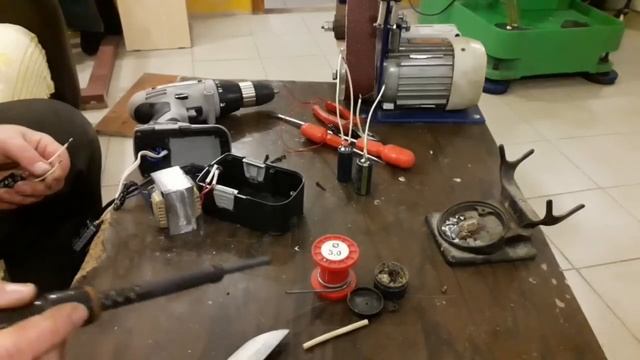 Шуруповёрт 18вольт переделываем от сети 220вольт.  Часть 2.