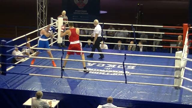 91кг. Тришев & Карасёв [Бокс, Чемпионат СПБ 2018] смотреть онлайн