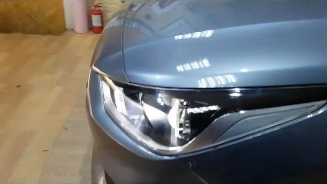 Hyundai Solaris. Установка линз под завод. Ангельские глазки. смотреть онлайн