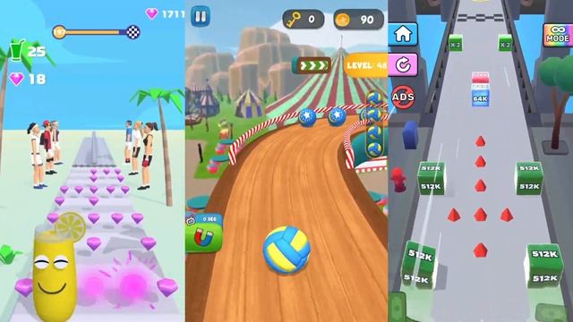 Jelly Run 2048 // Juice Run // Fast Ball Jump смотреть онлайн