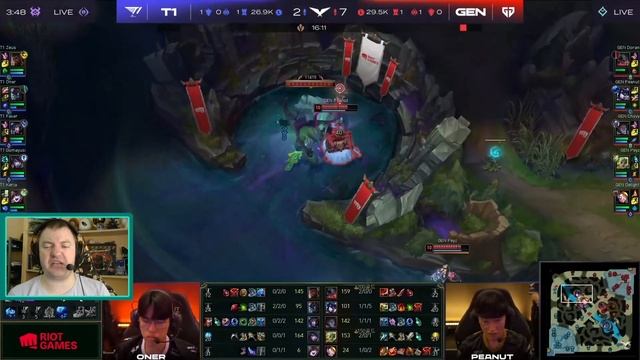 ГРАНД ФИНАЛ | T1 против GEN - ИГРА 2 | ОБЗОР LCK 2023 SUMMER SPLIT League of Legends Lolesports смотреть онлайн