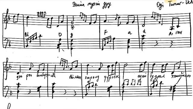 Эхийн тухай дууны нот (as requested) смотреть онлайн