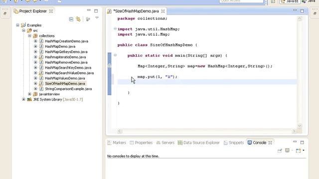 01 Java Example to find Size Of Hashmap смотреть онлайн