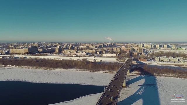 Нижний Новгород. Канавинский мост и площадь Минина и Пожарского смотреть онлайн