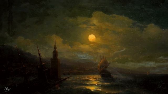 Ночные пейзажи Айвазовского. Муслим Магомаев "Guarda che luna". смотреть онлайн
