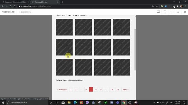 Lalapeden : Environmental Bootstrap HTML Template смотреть онлайн