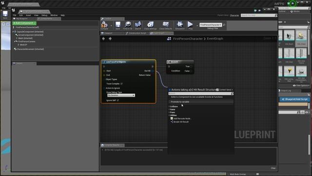 Blueprint Unreal Engine 4 - Line Trace (RUS) смотреть онлайн