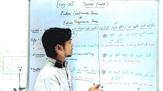 Future Continuous Tense with Examples | Future Progressive Tense | Learn English Tenses || EWM Day1 смотреть онлайн